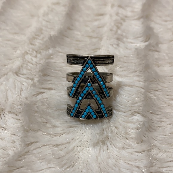 Hippy boho ring lot costume jewelry rock rings - Picture 9 of 14